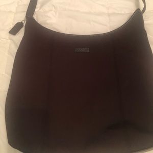 Vintage Coach microfiber bag